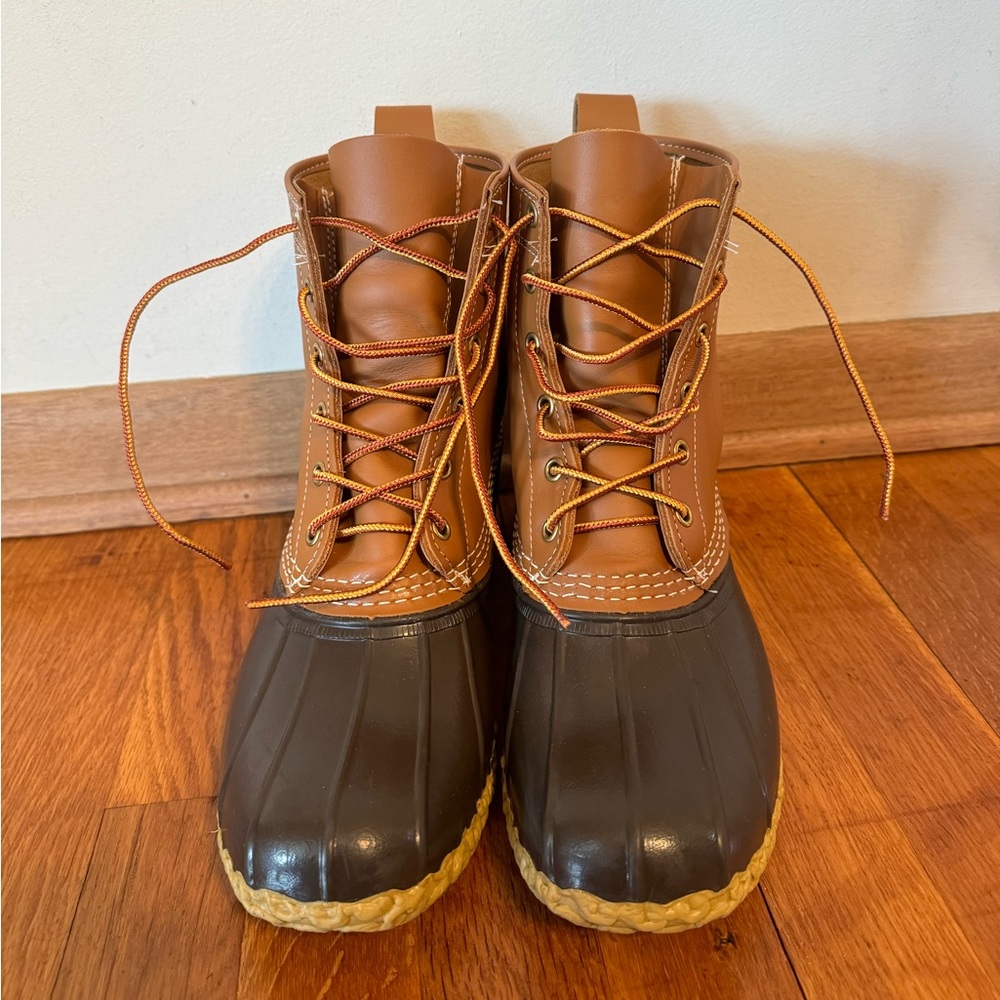 L.L. Bean Brown and Dark Brown Women's Duck Boots